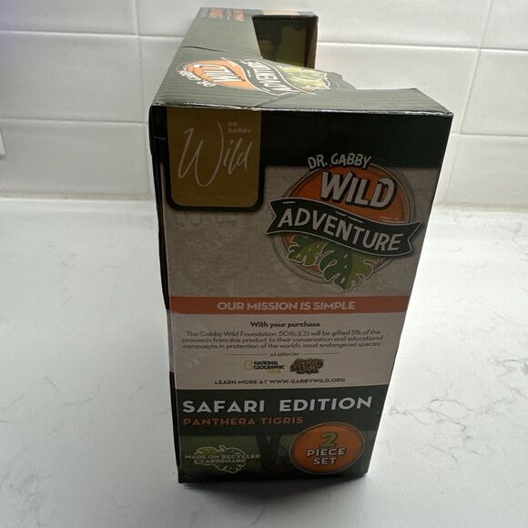 Dr Gabby Safari Adventure Tiger 2 Piece Toy Set Panthera Tigris - Picture 13 of 13